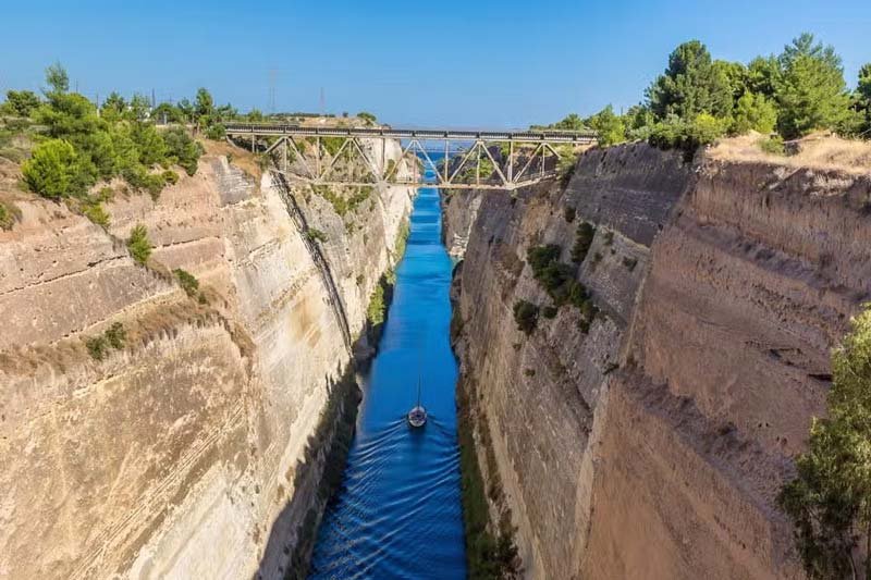 Canal de Corinto, excursiones desde Atenas