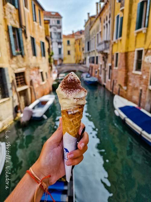 Gelatería Gallonetto, comer barato en Venecia