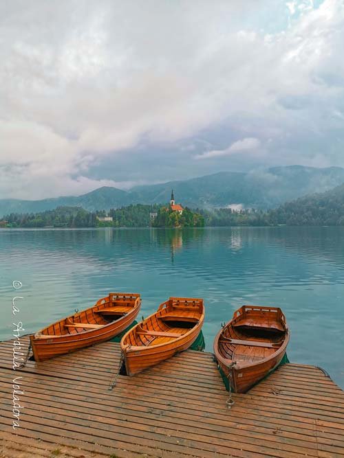 Pletnas en el Lago Bled