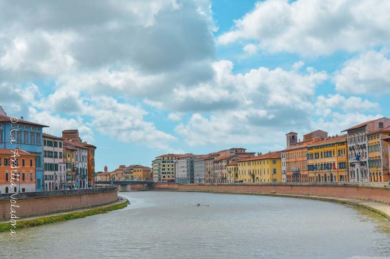 Río Arno, Que ver en Pisa