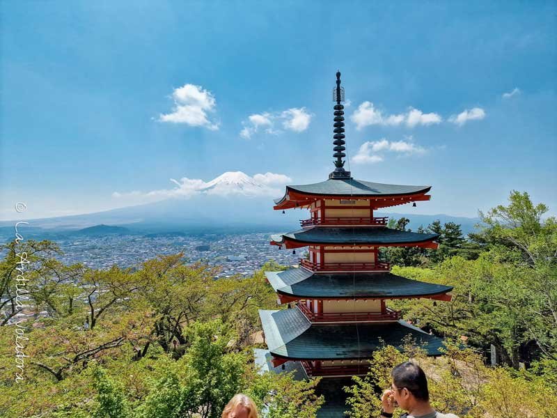 Pagoda Chureito, lugares para ver el monte fuji