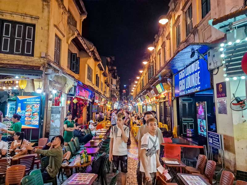 Calle Ta Hien, que ver en Hanoi