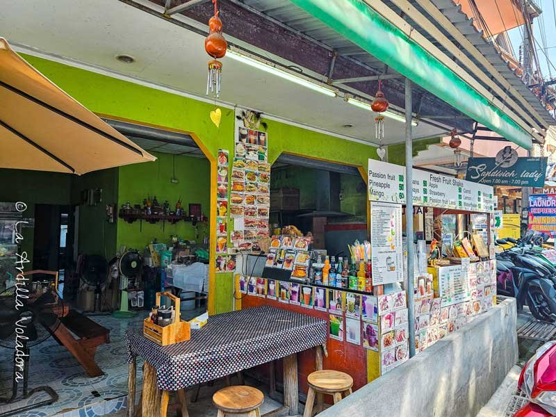 Sandwich Lady, Donde comer en Koh Tao